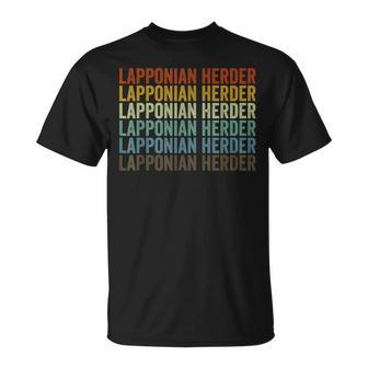 Lapponian Herder Retro T-Shirt | Mazezy