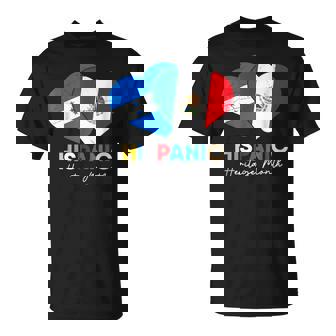 Latin Honduras Mexico Flag Heart Hispanic Heritage Month T-Shirt - Thegiftio