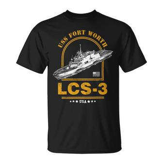 Lcs-3 Uss Fort Worth Unisex T-Shirt - Monsterry UK