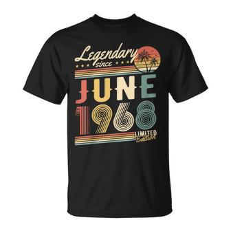 Legendary Since June 1968 – Happy Birthday Unisex T-Shirt | Mazezy
