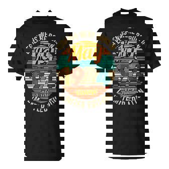 Legends Were Born In May 1974 Vintage 47Th Birthday 47 Years Unisex T-Shirt | Mazezy