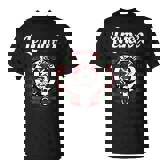 Lennox Clan Scottish Name Coat Of Arms Tartan Unisex T-Shirt | Mazezy