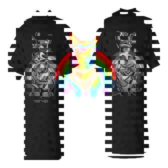 Lesbian Lgbt Gay Pride Australian Cattle Dog Unisex T-Shirt | Mazezy