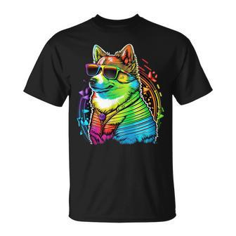 Lesbian Lgbt Gay Pride Swedish Vallhund Dog Unisex T-Shirt | Mazezy UK