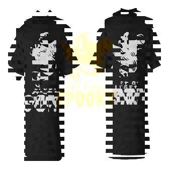 Lets Get Spooky Vintage Retro Ghost Halloween Halloween Funny Gifts Unisex T-Shirt | Mazezy
