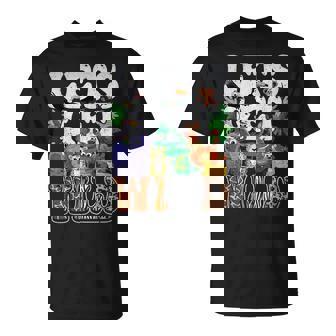 Lets Get Wild Print African Animal Zookeeper Safari Party Unisex T-Shirt | Mazezy