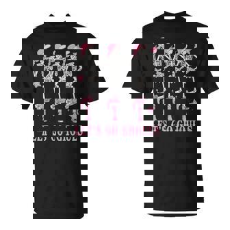 Let's Go Ghouls Western Skeletons Bachelorette Halloween T-Shirt | Seseable FR