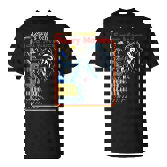 Lets Watch Scary Movies Scream Horror Scary Funny Gifts Unisex T-Shirt | Mazezy