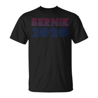 Lgbt Bernie Sanders 2020 Bi Flag Pride Lgbtq Gay Lesbian Unisex T-Shirt | Mazezy