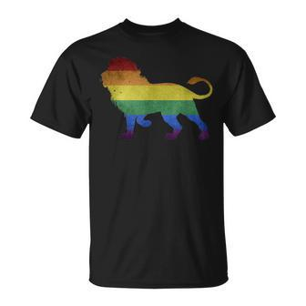 Lgbt Lion Gay Support Pride Lioness T-Shirt | Mazezy