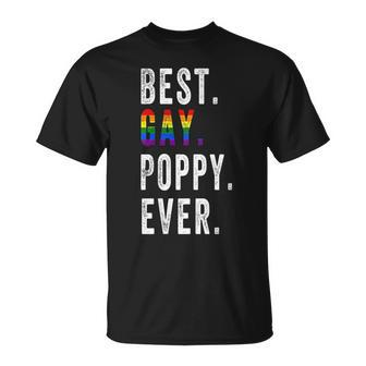 Lgbt Pride Best Gay Poppy Ever Unisex T-Shirt | Mazezy