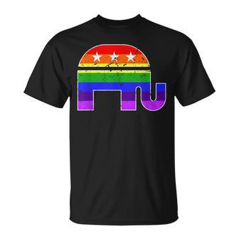 Lgbtq Gay Pride Conservative Republican Capitalist Politics Unisex T-Shirt | Mazezy