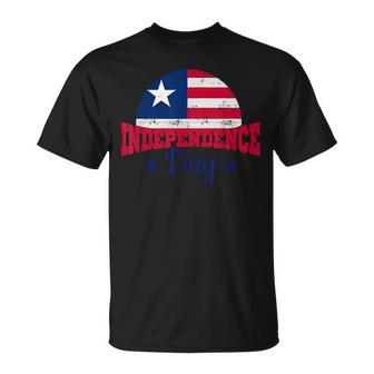 Liberia Independence Day 2023 Liberian Flag Unisex T-Shirt - Monsterry DE
