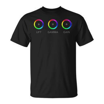Lift Gamma Gain Colorist T T-Shirt | Mazezy