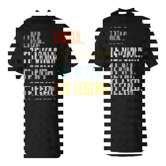 Linda The Best Woman Myth Legend Funny Best Name Linda Unisex T-Shirt | Mazezy