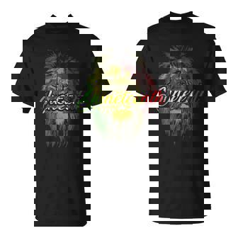 Lion Junenth Cool Black History African Flag Junenth Unisex T-Shirt | Mazezy