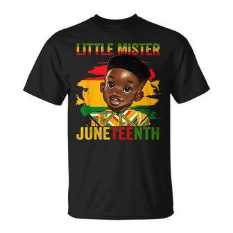 Little Mister Junenth African Black Boy Kids Toddler Unisex T-Shirt - Seseable