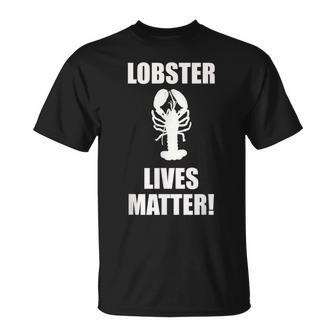 Lobster Lives Matter T Seafood T-Shirt | Mazezy