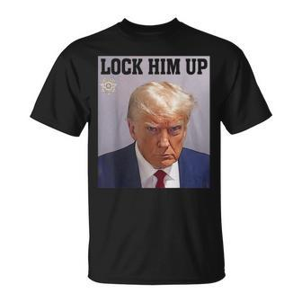 Lock Him Up Donald Trump Shot T Anti Trump T-Shirt - Monsterry AU