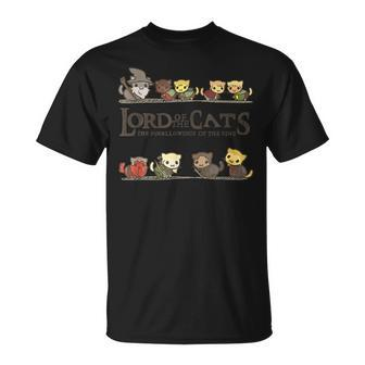 Lord Of He Cats Funny He Furrlowship Of He Ring Cat Lover Unisex T-Shirt - Seseable