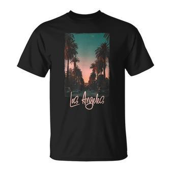Los Angeles Love La Holiday Visiting Los Angeles T-Shirt - Monsterry