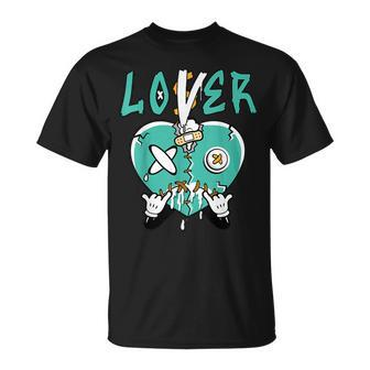 Loser Lover Drip Heart Dunk Low Turquoise Matching Unisex T-Shirt - Thegiftio UK