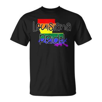 Louisiana Gay Pride Unisex T-Shirt | Mazezy
