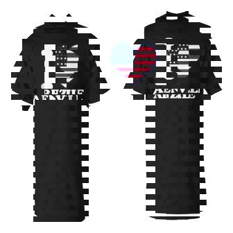 I Love Arenzville I Heart Arenzville T-Shirt | Mazezy