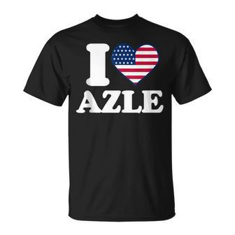 I Love Azle I Heart Azle T-Shirt | Mazezy