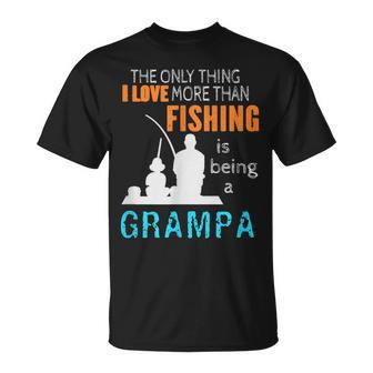 More Than Love Fishing Grampa Special Grandpa T-shirt - Thegiftio UK
