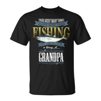 I Love More Than Fishing Being A Grandpa Fishing T-shirt - Thegiftio UK