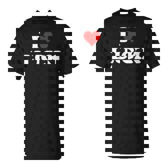 I Love Lucki I Heart Lucki Red Heart T-Shirt - Monsterry