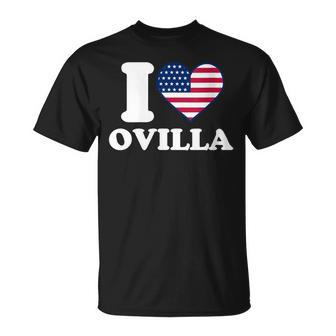 I Love Ovilla I Heart Ovilla T-Shirt | Mazezy