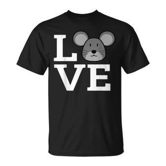 Love Rats | Mouse Lover | Cool Rat Unisex T-Shirt | Mazezy