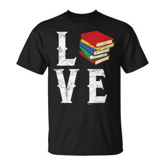 Love Reading Book Novel Lover Books Library Bookworm Reader T-Shirt | Mazezy