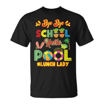 Lunch Lady Summer Break Lunch Lady Off Duty School Cafeteria Unisex T-Shirt - Seseable