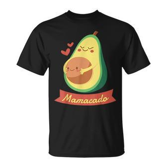Mamacado Pregnant Mom Avocado Pregnancy Women Gifts Unisex T-Shirt | Mazezy AU
