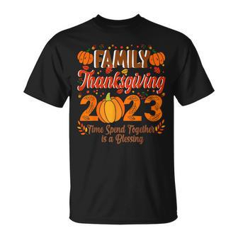Matching Family Thanksgiving 2023 Happy Thanksgiving Pumpkin T-Shirt | Mazezy