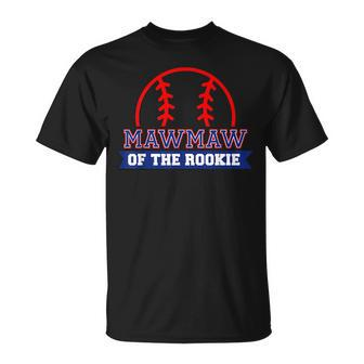 Mawmaw Of Rookie 1St Birthday Baseball Theme Matching Party Unisex T-Shirt | Mazezy