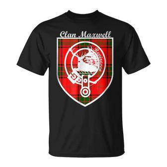 Maxwell Hunting Tartan Crest 2D T-shirt - Never Underestimate Style