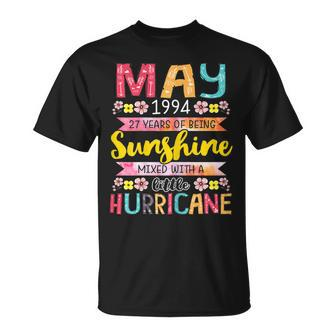May Girls 1994 Birthday 27 Years Old Awesome Since 1994 Unisex T-Shirt | Mazezy