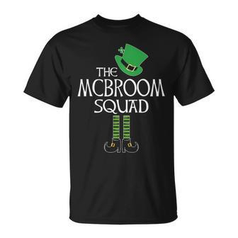 Mcbroom Name Gift The Mcbroom Squad Leprechaun V2 Unisex T-Shirt - Seseable