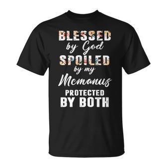 Mcmanus Name Gift Blessed By God Spoiled By My Mcmanus Unisex T-Shirt - Seseable