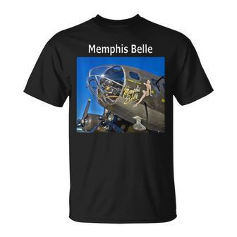 Memphis Belle B-17 Flying Fortress Heavy Bomber T-Shirt | Mazezy