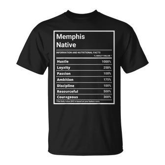 Memphis Native Funny Nutrition Pride Unisex T-Shirt | Mazezy
