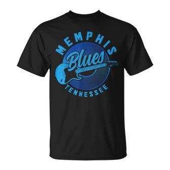 Memphis Tennessee Tn Pride Guitar Blues Music Vintage Unisex T-Shirt | Mazezy