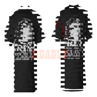 Men Armed And Dadly Funny Father Gifts For Fathers Day Unisex T-Shirt | Mazezy