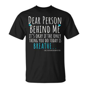 Mental Health & Suicide Prevention Awareness Person Behind T-Shirt - Seseable