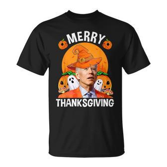 Merry Thanksgiving Joe Biden Confused Holidays T-Shirt - Thegiftio UK