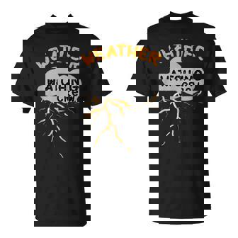 Meteorologist Weather Forecast Weatherman Weather Broadcast T-Shirt | Mazezy